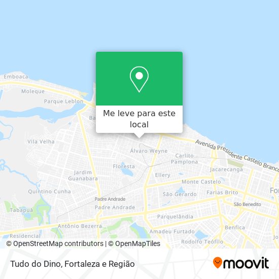 Tudo do Dino mapa