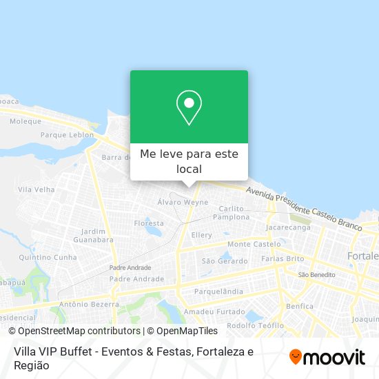 Villa VIP Buffet - Eventos & Festas mapa