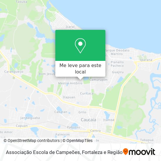 Associação Escola de Campeões mapa