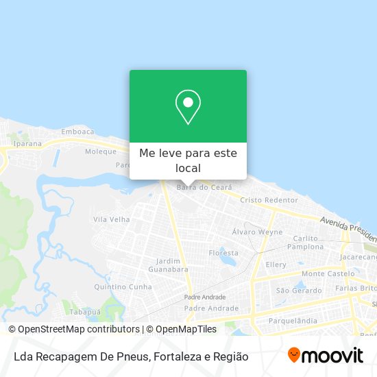 Lda Recapagem De Pneus mapa