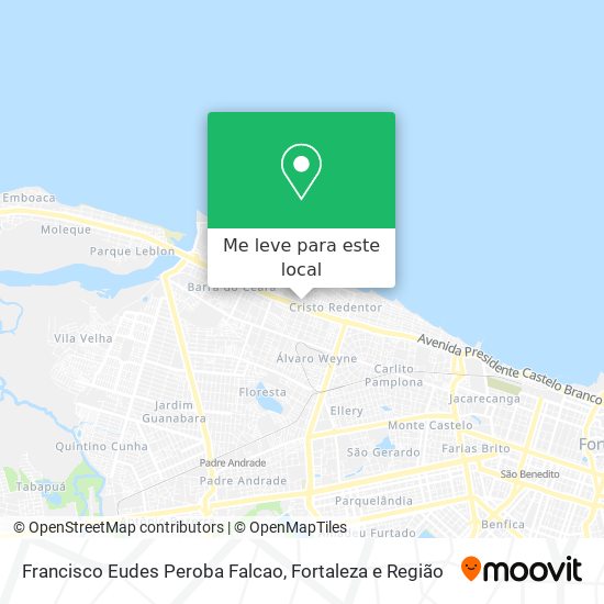 Francisco Eudes Peroba Falcao mapa