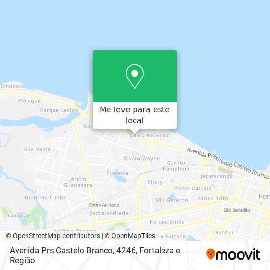 Avenida Prs Castelo Branco, 4246 mapa