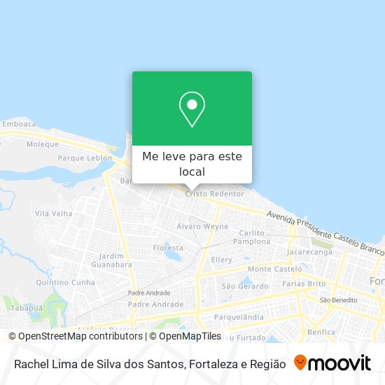 Rachel Lima de Silva dos Santos mapa