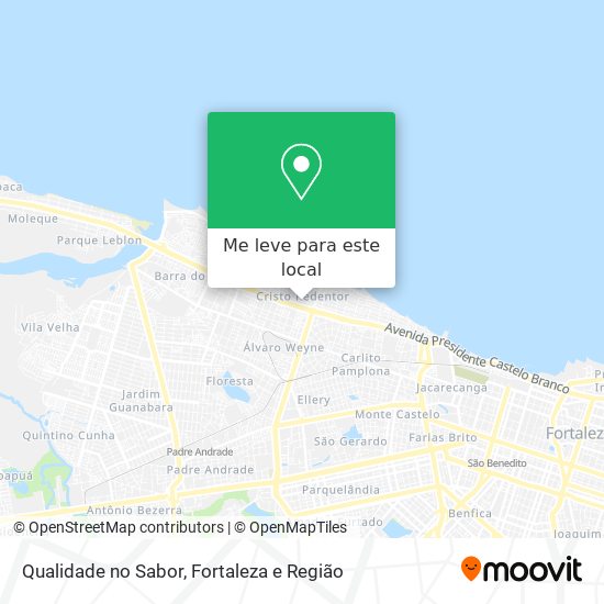 Qualidade no Sabor mapa