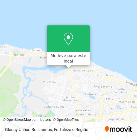 Glaucy Unhas Belíssimas mapa