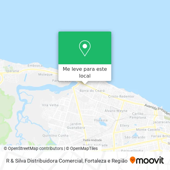 R & Silva Distribuidora Comercial mapa