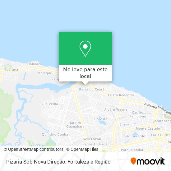 Pizaria Sob Nova Direção mapa