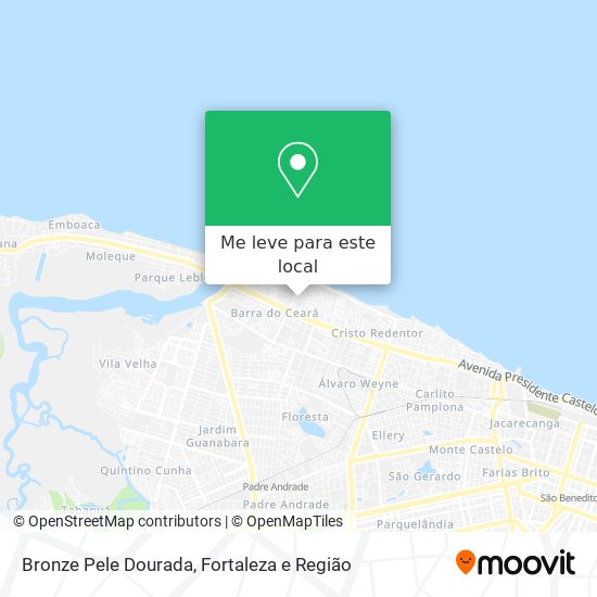 Bronze Pele Dourada mapa