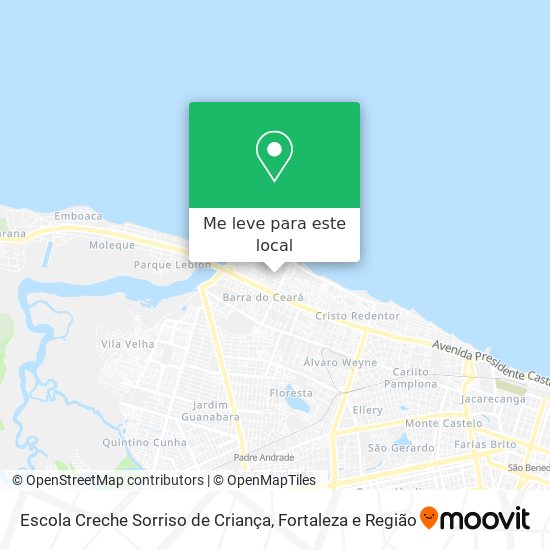 Escola Creche Sorriso de Criança mapa