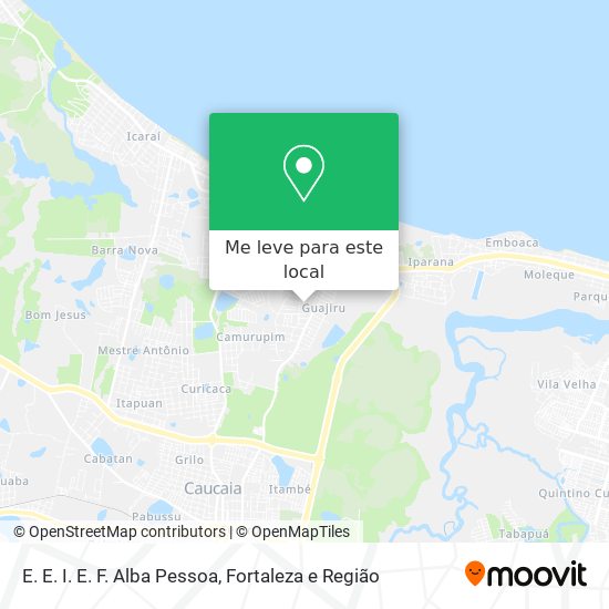 E. E. I. E. F. Alba Pessoa mapa