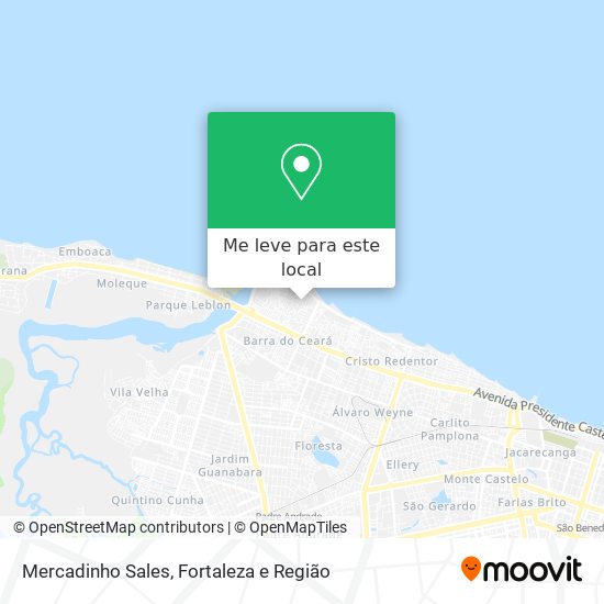 Mercadinho Sales mapa