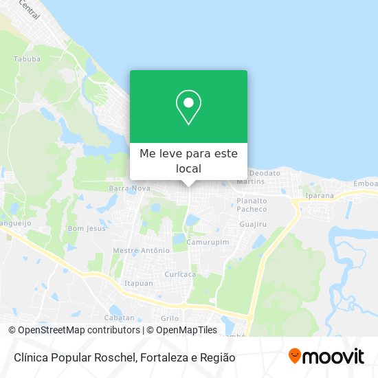 Clínica Popular Roschel mapa