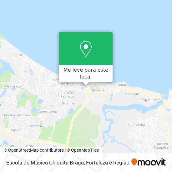 Escola de Música Chiquita Braga mapa