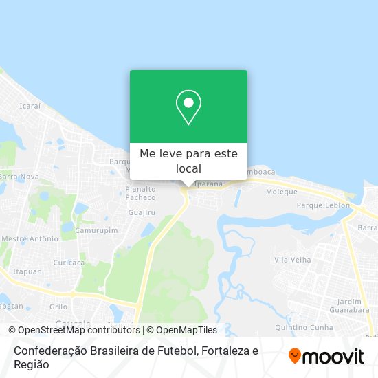 Confederação Brasileira de Futebol mapa