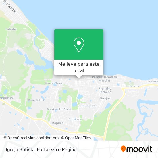 Igreja Batista mapa