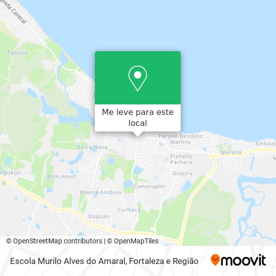 Escola Murilo Alves do Amaral mapa