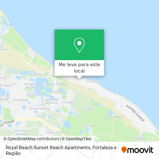 Royal Beach Sunset Beach Apartments mapa