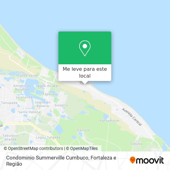 Condominio Summerville Cumbuco mapa