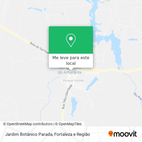 Jardim Botânico Parada mapa