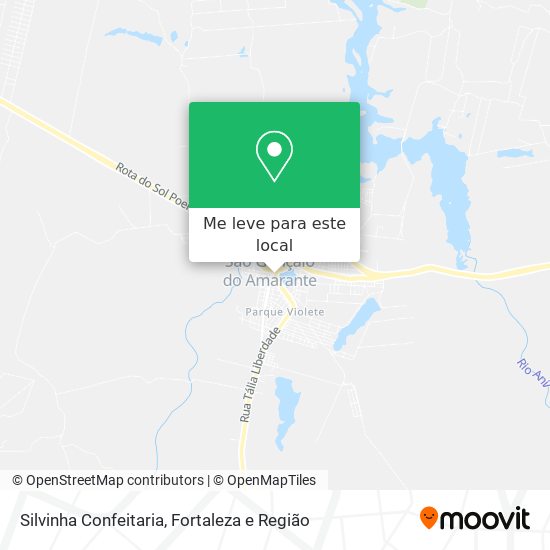 Silvinha Confeitaria mapa