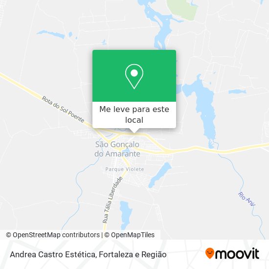 Andrea Castro Estética mapa