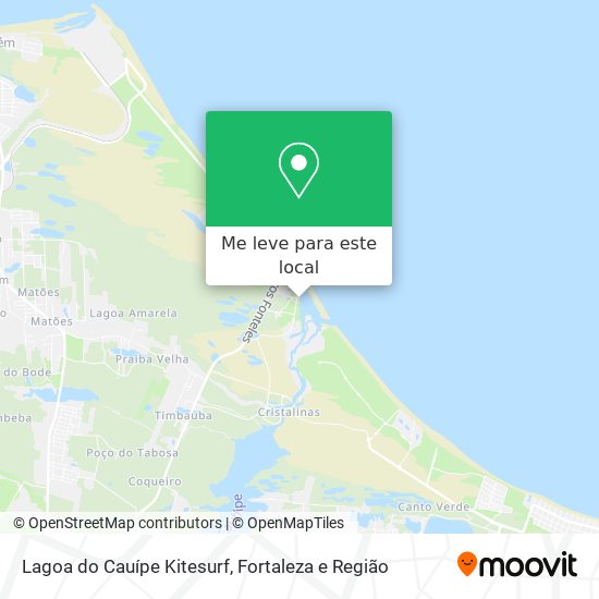 Lagoa do Cauípe Kitesurf mapa