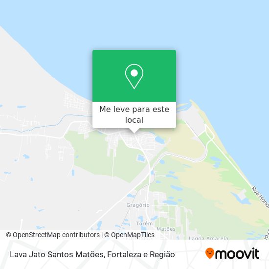 Lava Jato Santos Matões mapa