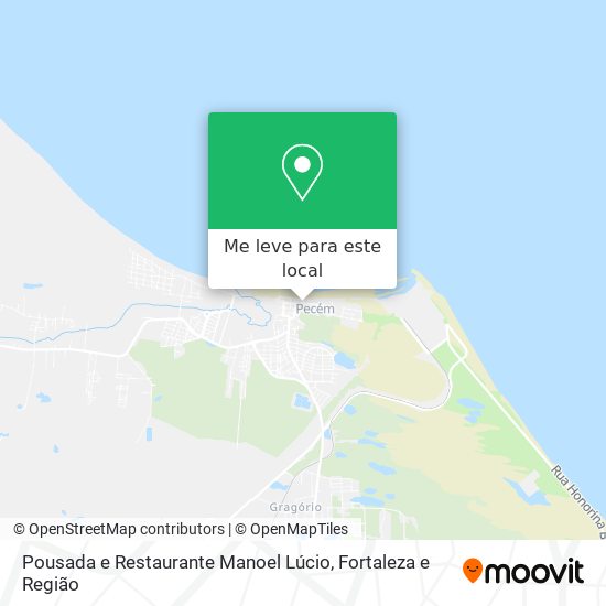Pousada e Restaurante Manoel Lúcio mapa