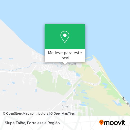 Siupé Taiba mapa