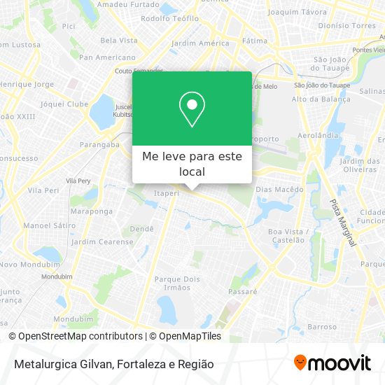 Metalurgica Gilvan mapa