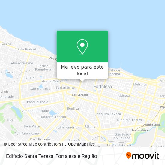 Edifício Santa Tereza mapa