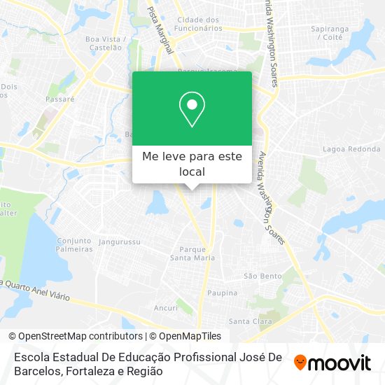 Escola Estadual De Educação Profissional José De Barcelos mapa