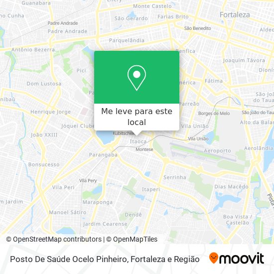 Posto De Saúde Ocelo Pinheiro mapa