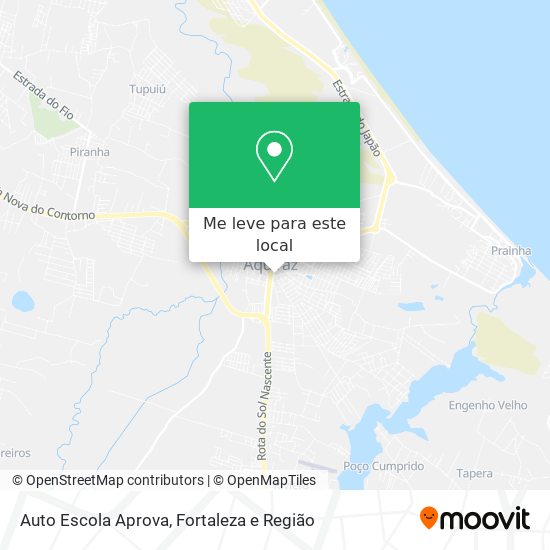 Auto Escola Aprova mapa