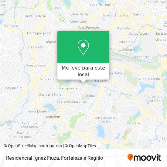 Residencial Ignez Fiuza mapa