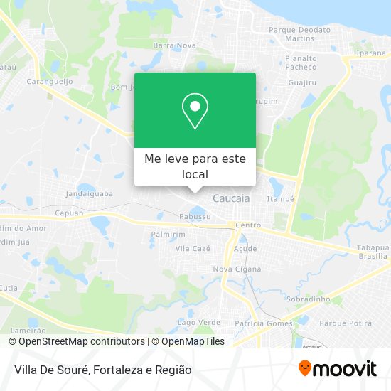 Villa De Souré mapa