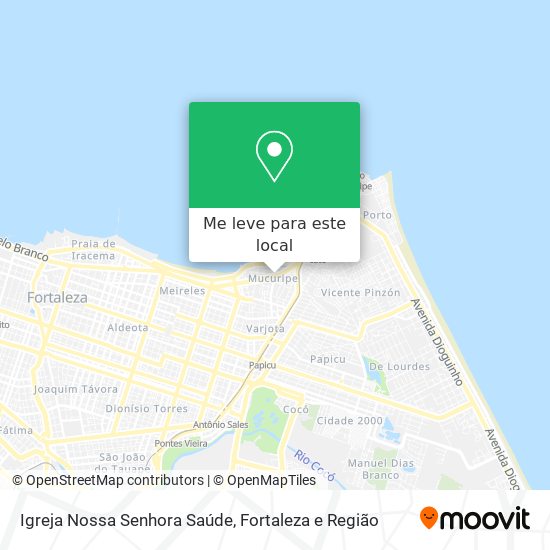 Igreja Nossa Senhora Saúde mapa