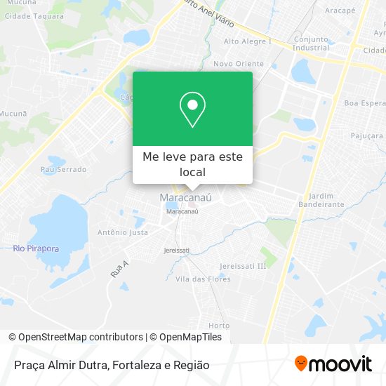 Praça Almir Dutra mapa