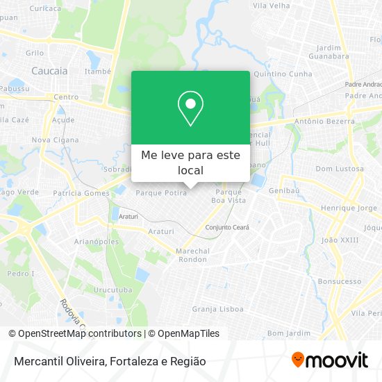 Mercantil Oliveira mapa
