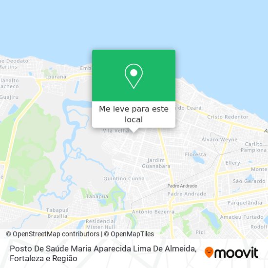 Posto De Saúde Maria Aparecida Lima De Almeida mapa