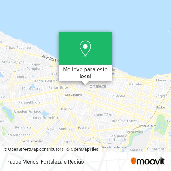 Pague Menos mapa