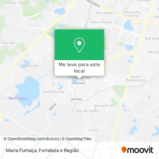 Maria Fumaça mapa