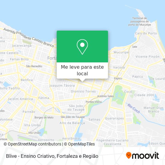 Blive - Ensino Criativo mapa