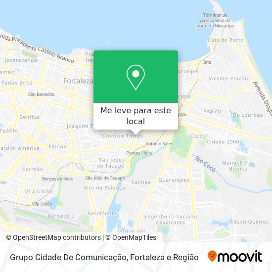 Grupo Cidade De Comunicação mapa