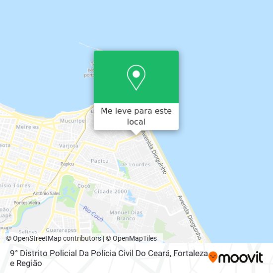 9° Distrito Policial Da Polícia Civil Do Ceará mapa