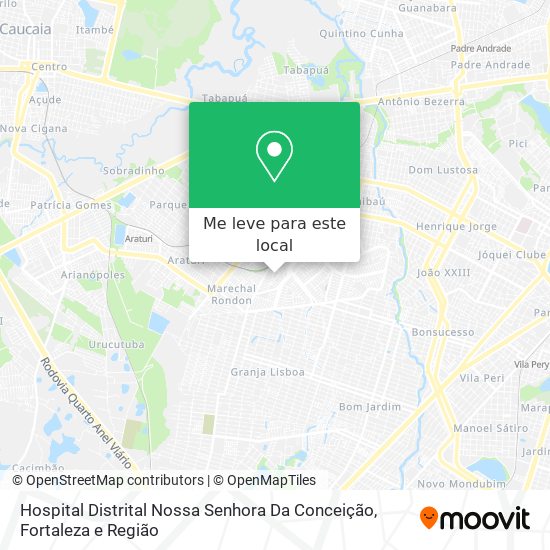 Hospital Distrital Nossa Senhora Da Conceição mapa