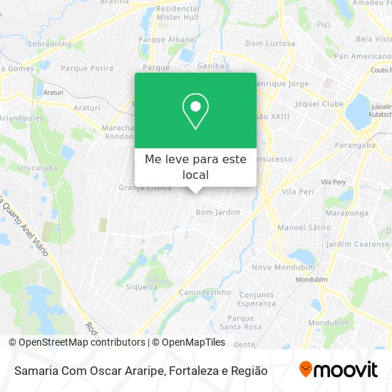 Samaria Com Oscar Araripe mapa