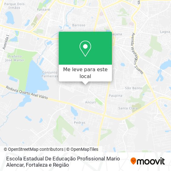 Escola Estadual De Educação Profissional Mario Alencar mapa