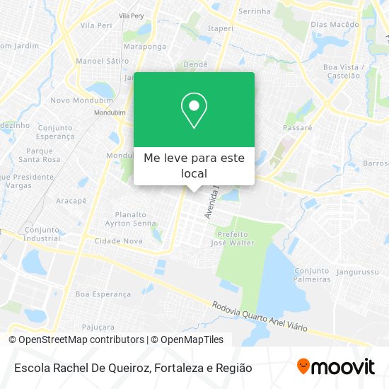 Escola Rachel De Queiroz mapa