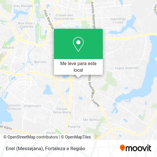 Enel (Messejana) mapa